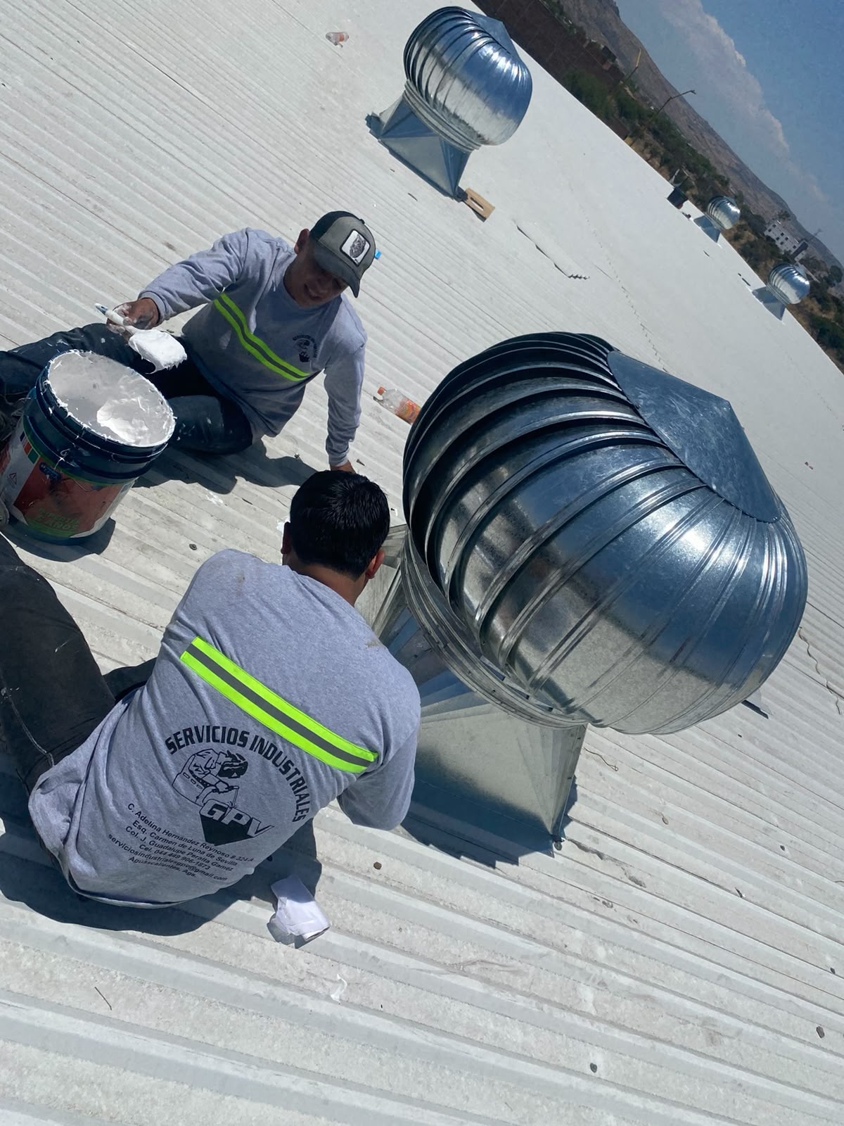 Trabajo de mantenimiento industrial realizado por GPV